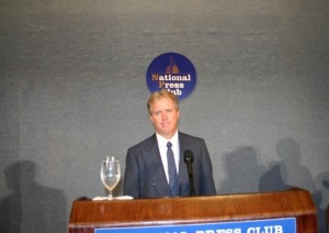 Speaking at The National Press Club